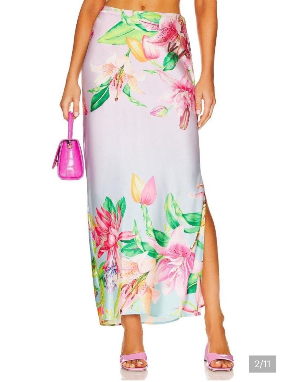Rococo Sand ‘Lora Hibiscus Maxi Skirt’